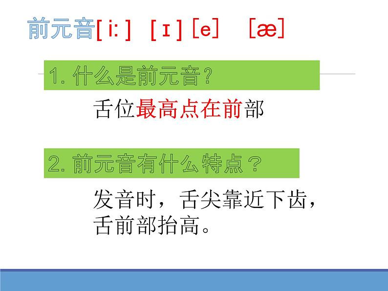 【暑假衔接】小升初英语衔接课件——国际音标Unit2前元音--江南四才子06