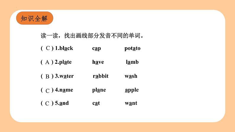 【暑假衔接】小升初英语语音-音标+自然拼读（课件）07