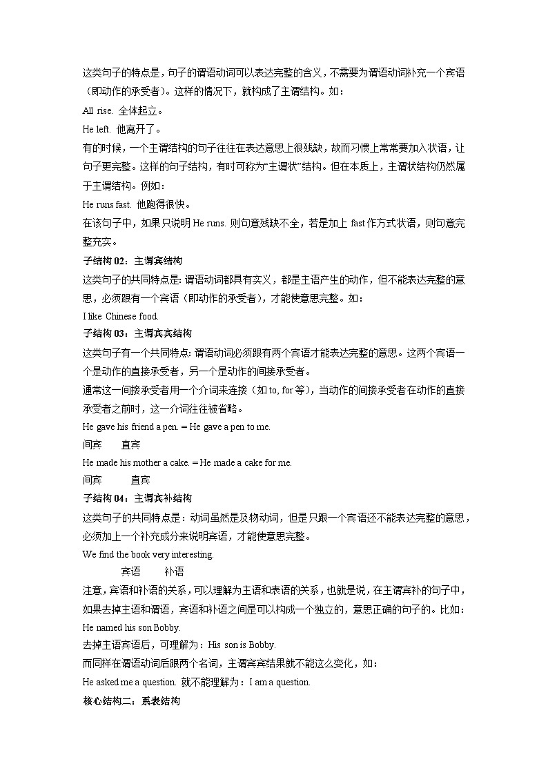 【暑假衔接】语法专题10 简单句的类型【精讲+演练】-小升初英语暑假衔接（通用版）（解析版）02