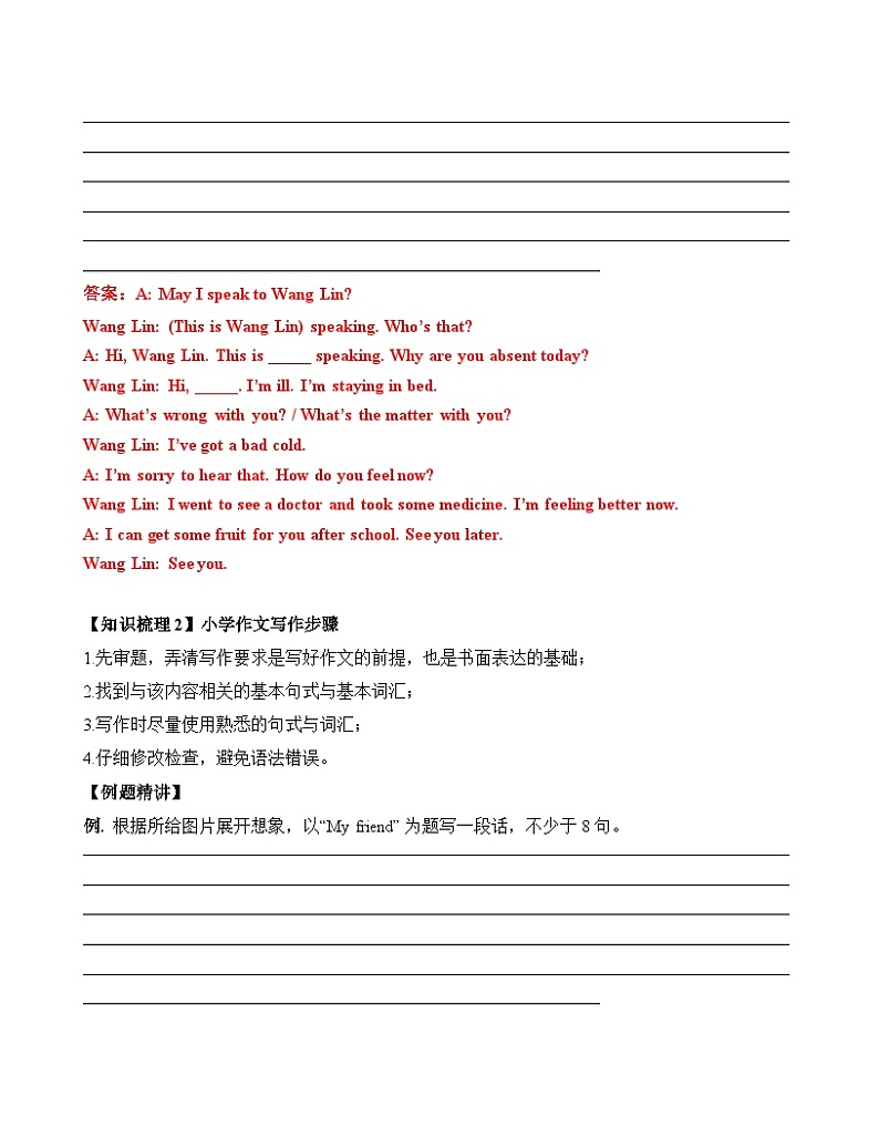 2024年五年级英语（译林三起）暑期复习讲义第12讲：书面表达专题_zip03