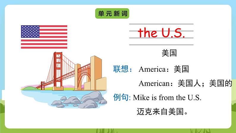 Unit 1 lesson 2《Where's she from 》课件 鲁科版英语四年级下册05