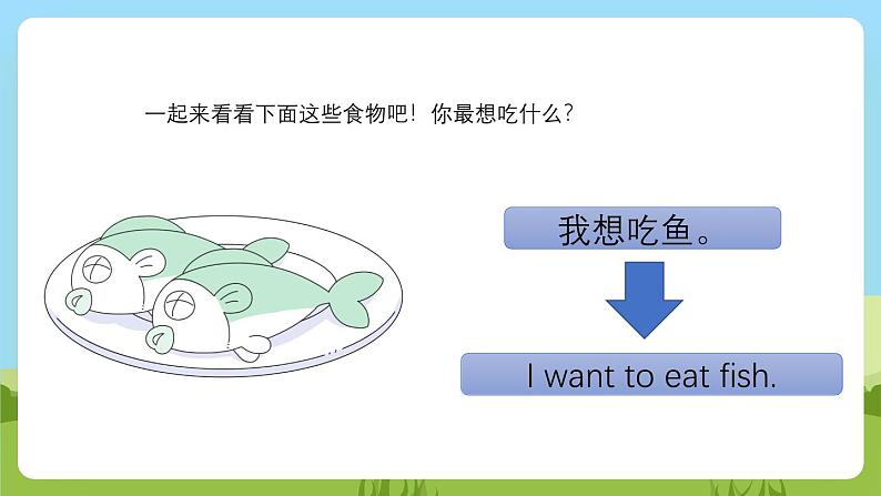Unit 3 lesson 1《I want to eat noodles》课件 鲁科版英语四年级下册06