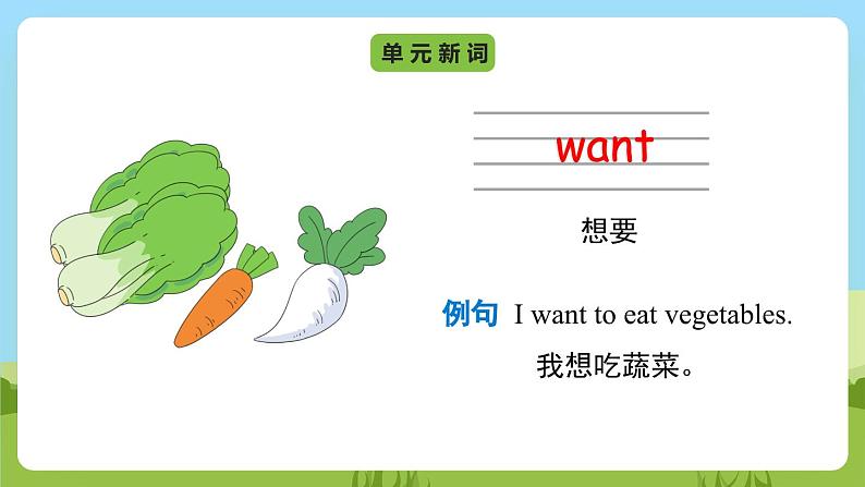 Unit 3 lesson 1《I want to eat noodles》课件 鲁科版英语四年级下册08