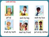 Unit 2 At Home Lesson 10  Brush and Wash（課件） 冀教版（三起）英語四年級(jí)上冊(cè)