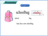 Unit 2 My schoolbag Part A Let's learn & Let's do(课件）-2024-2025学年人教PEP版英语四年级上册