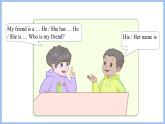 Unit 3 My friends Part B Read and write ~ Let's sing(课件）-2024-2025学年人教PEP版英语四年级上册