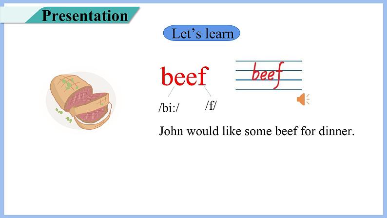 Unit 5 Dinner's ready Part A Let's learn & Let's play(课件）-2024-2025学年人教PEP版英语四年级上册05