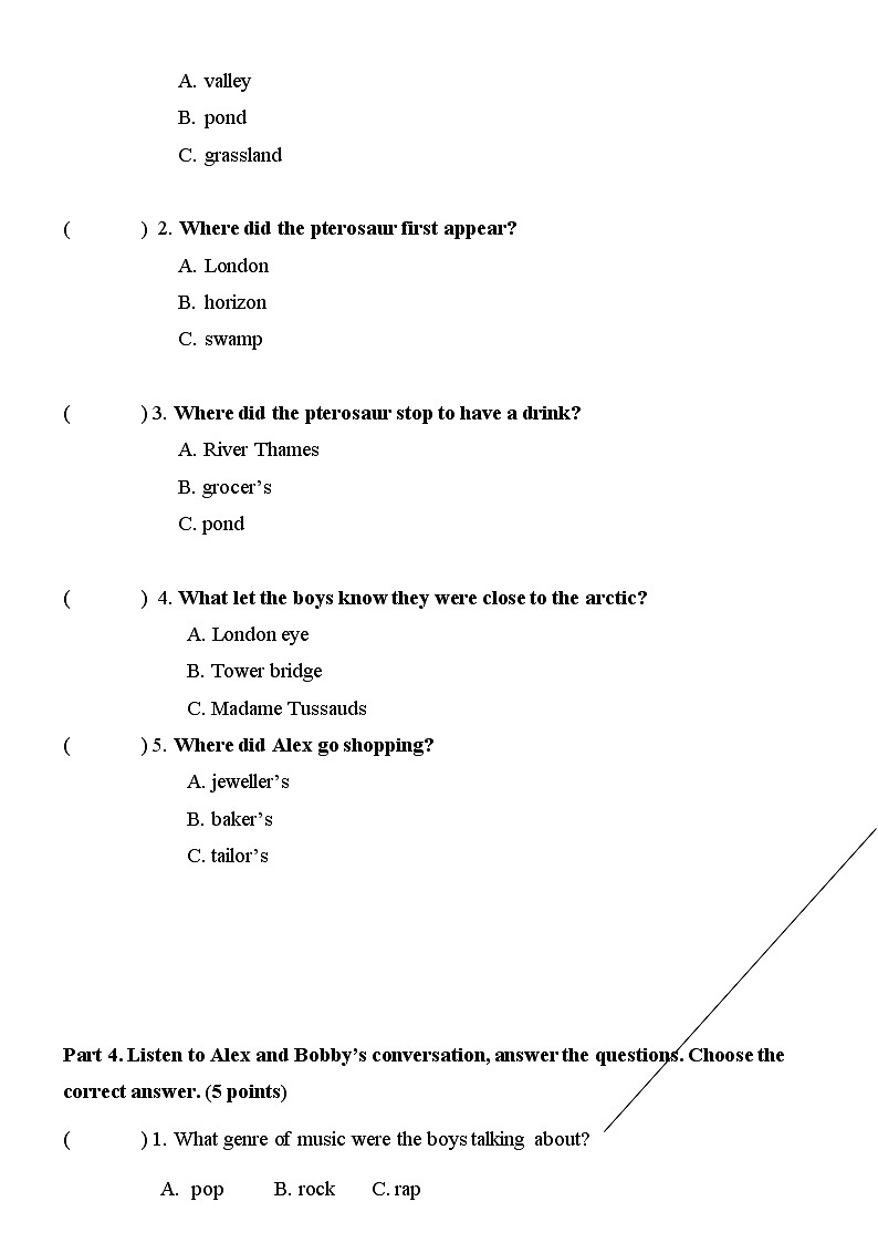 湖南省长沙市长沙县长沙康礼未来教育科技有限公司2023-2024学年六年级下学期6月期末英语试题03