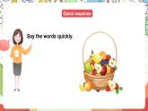 牛津译林版英语四上 Unit 2  Let’s make a fruit salad Fun time & Cartoon time课件＋音频