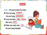 牛津译林版英语四上 Unit 4  I can play basketball Sound time & Song time课件＋音频