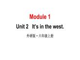 2024-2025外研版（三起）六上英語-Module 1 Unit 2【課件】