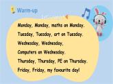 人教版（PEP）小学英语五上Unit2My week PB&C第六课时课件+教案