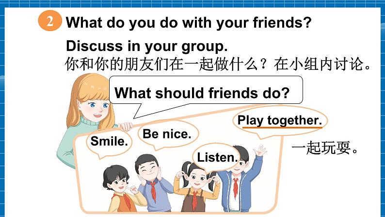 Unit 1 Making friends Part  C Project Make a mind map of making friends（课件+素材）-2024-2025学年人教PEP版（2024）英语三年级上册05