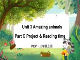 Unit 3 Amazing animals Part C Project & Reading time（课件+素材）-2024-2025学年人教PEP版（2024）英语三年级上册