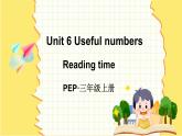 Unit 6 Useful numbers Reading time（课件+素材）-2024-2025学年人教PEP版（2024）英语三年级上册