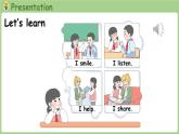 Unit 1 Making friends Part B 第5課時 Let's learn & Listen and chant（課件+素材）-2024-2025學年人教PEP版（2024）英語三年級上