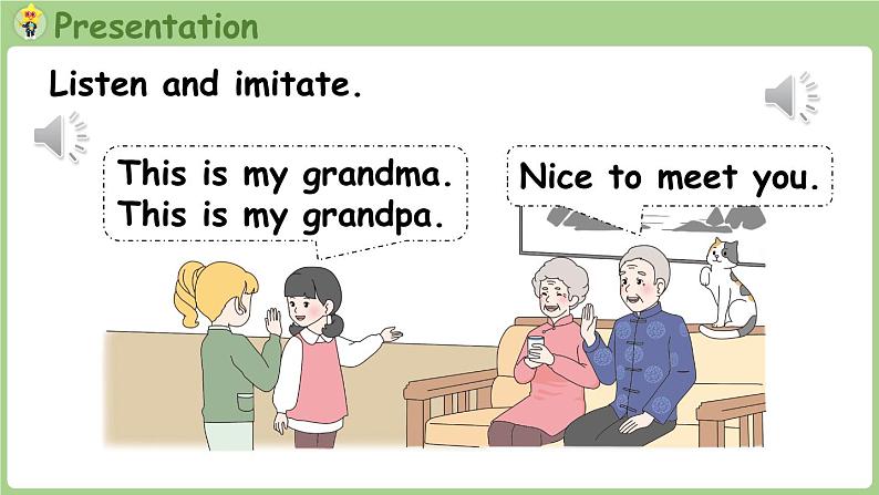 Unit 2 Different families Part A 第1课时 Let's talk & Sing and play（课件+素材）-2024-2025学年人教PEP版（2024）英语三年级上08