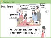 Unit 2 Different families Part A 第2課時(shí) Let's learn & Listen and do（課件+素材）-2024-2025學(xué)年人教PEP版（2024）英語(yǔ)三年級(jí)上