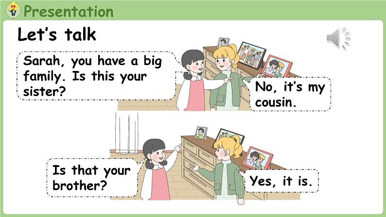 Unit 2 Different families Part B 第4课时 Let's talk & Ask and answer（课件+素材）-2024-2025学年人教PEP版（2024）英语三年级上05