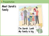 Unit 2 Different families Part B 第5課時 Let's learn & Listen and chant（課件+素材）-2024-2025學(xué)年人教PEP版（2024）英語三年級上