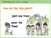 Unit 4 Plants around us Part B 第5課時 Let's learn & Listen and chant（課件+素材）-2024-2025學(xué)年人教PEP版（2024）英語三年級上