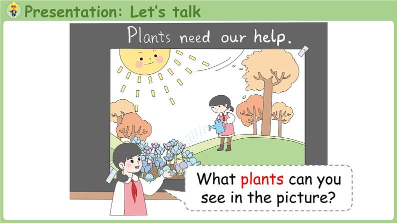 Unit 4 Plants around us Part B 第5课时 Let's learn & Listen and chant（课件+素材）-2024-2025学年人教PEP版（2024）英语三年级上03