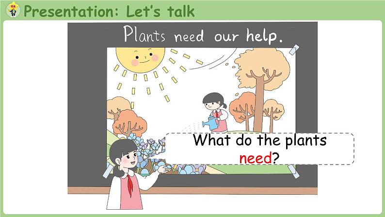 Unit 4 Plants around us Part B 第5课时 Let's learn & Listen and chant（课件+素材）-2024-2025学年人教PEP版（2024）英语三年级上05