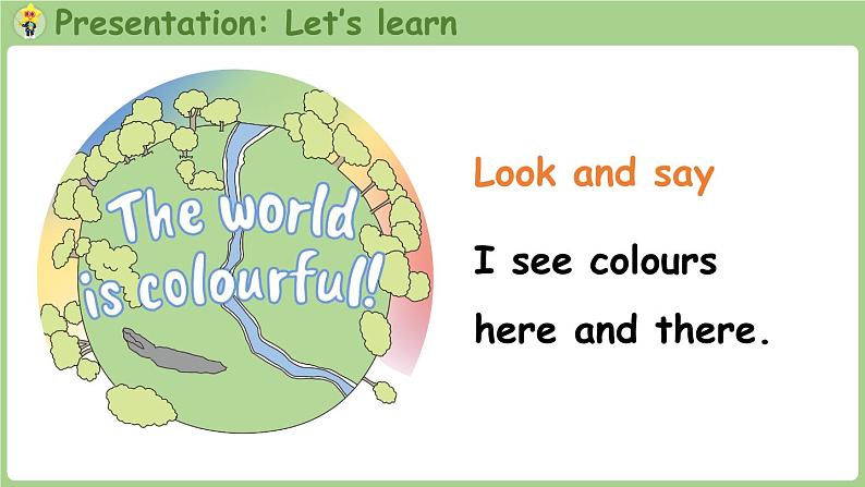 Unit 5  The colourful world Part A 第2课时 Let's learn & Listen and chant（课件+素材）-2024-2025学年人教PEP版（2024）英语三年级上06