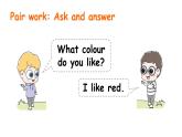 Unit 5  The colourful world Part B 第4课时 Let's talk&Draw and role-play（课件+素材）-2024-2025学年人教PEP版（2024）英语三年级上