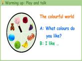 Unit 5  The colourful world Part B 第5课时 Let's learn & Listen and do（课件+素材）-2024-2025学年人教PEP版（2024）英语三年级上
