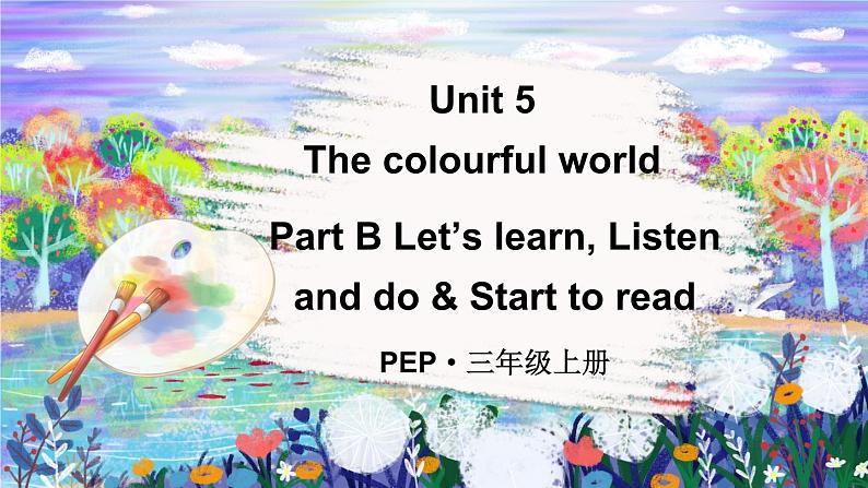 人教PEP版英语四年级上册 Unit 5 Part B 第5课时 教学课件01