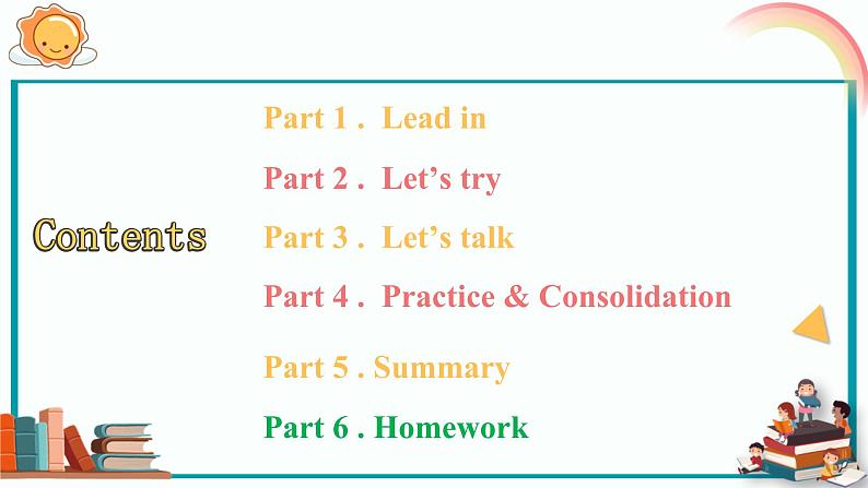 人教PEP版英语五年级上册 Unit 2 Part A Let's try & Let's talk（教学课件+同步教案）03