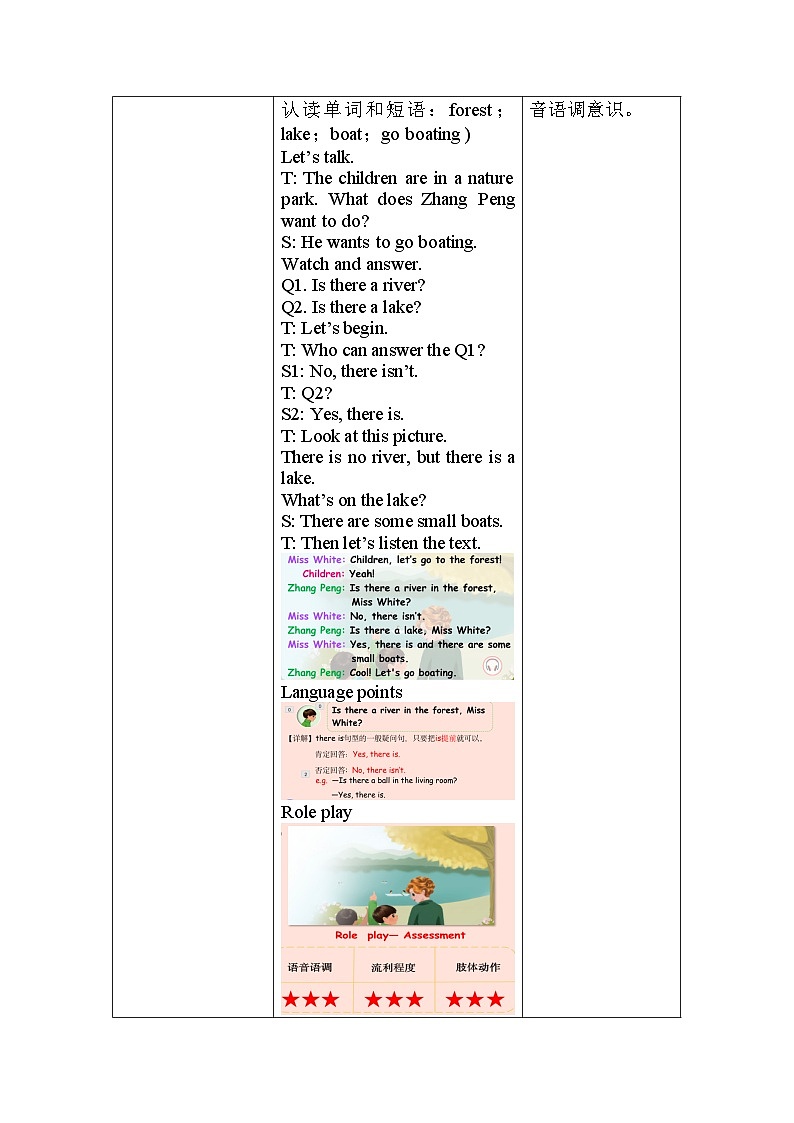 人教PEP版英语五年级上册 Unit 6 Part A  Let’s try & Let's talk  (教学设计）第3页
