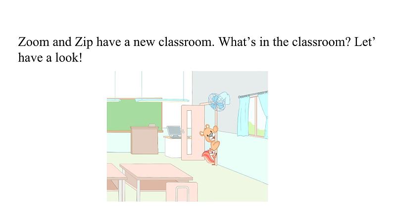 Unit 1 My classroom Part B  Let's learn & Colour and say课件04