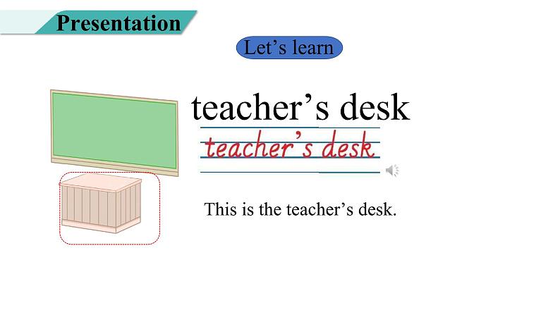 Unit 1 My classroom Part B  Let's learn & Colour and say课件05