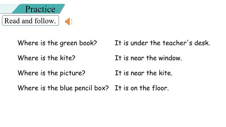 Unit 1 My classroom Part B Read and write 课件07