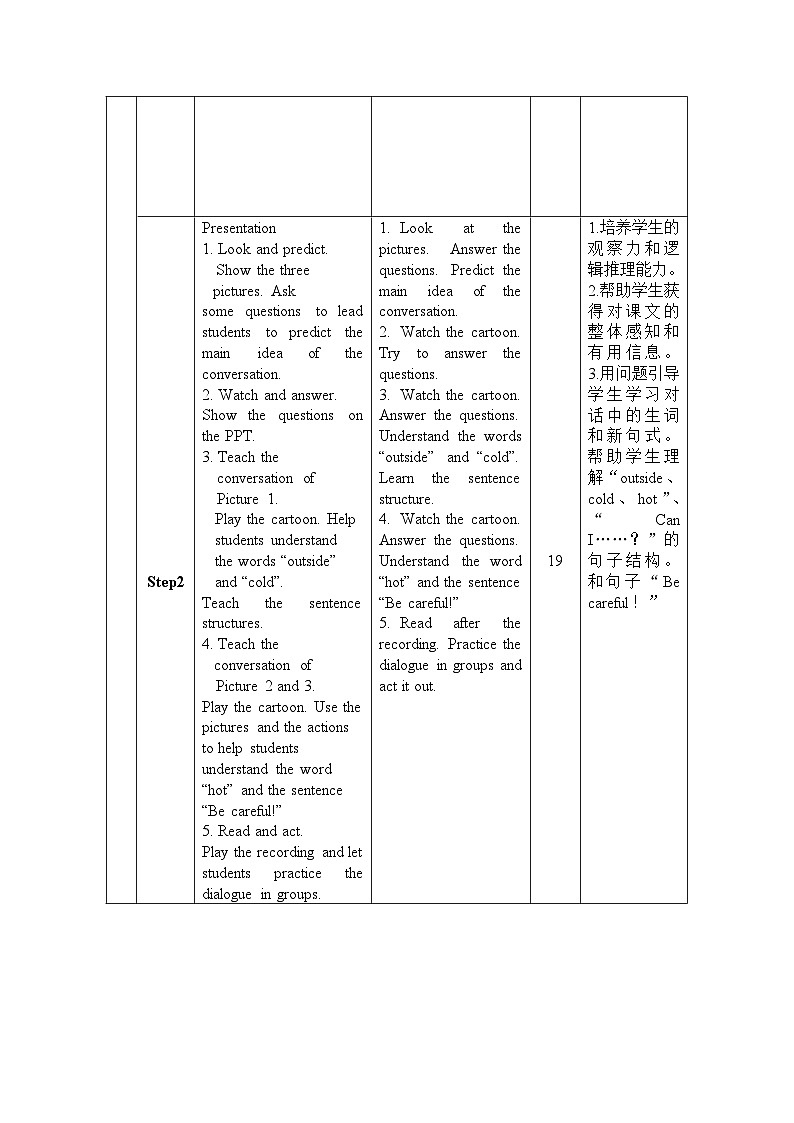 Unit 3 Weather Period 2 Part A Let’s learn & Let’s play 导学案02