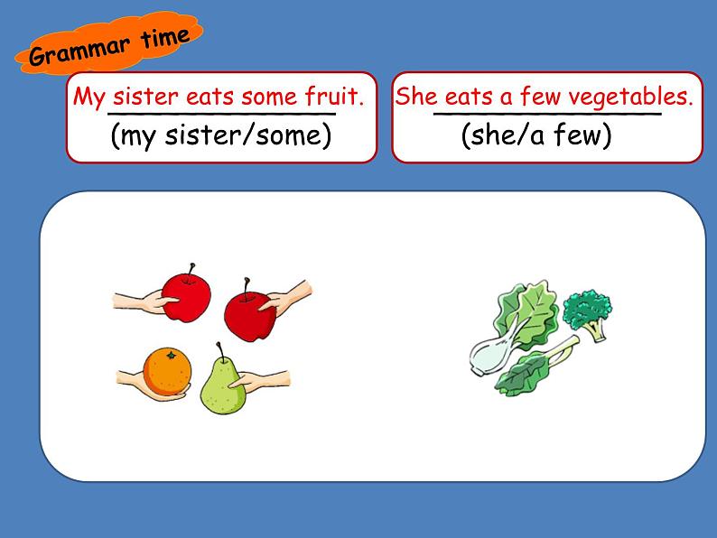 Unit3 A healthy diet (Grammar time Fun time & Culture time)课件08