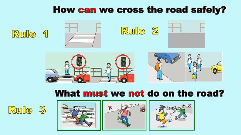 Unit4 Road safety (Checkout time & Revision)课件第6页