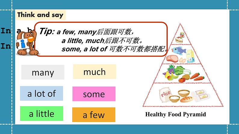 Unit 3 A healthy diet  Writing 课件05