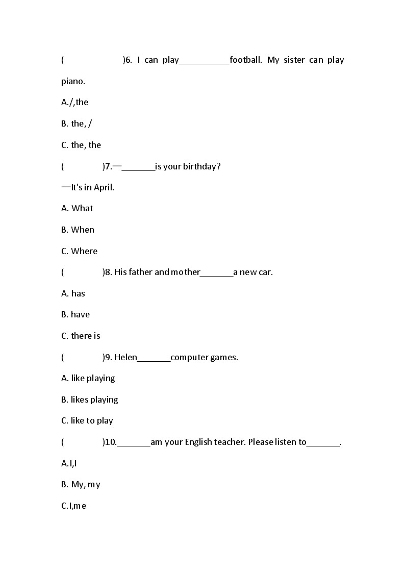 Unit 8 Birthday 同步练习（含答案） (1)03