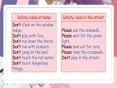 Unit 5 Safety Lesson3 （課件）-2024-2025學(xué)年人教新起點(diǎn)版英語四年級(jí)上冊(cè)