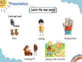 Module 2 Unit 1 She's reading a book. period 1课件