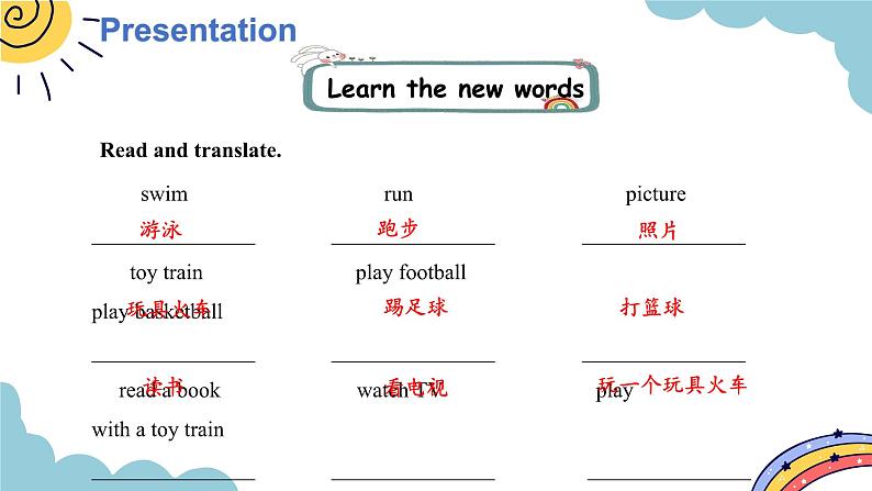 Module 2 Unit 1 She's reading a book. period 1课件07