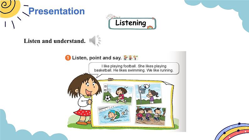 Module 2 Unit 1 She's reading a book. period 1课件08