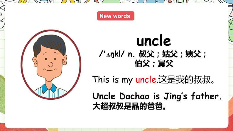 冀教版（三起点）英语五上Unit 1 My Family Lesson 2  What Do They Look Like？ 课件+教案04