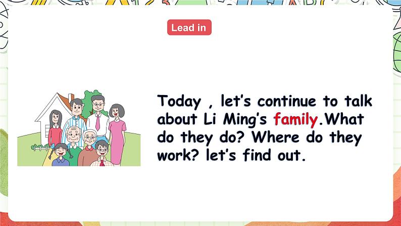 冀教版（三起点）英语五上 Unit1 My Family Lesson 3 What Do They Do？课件+教案03