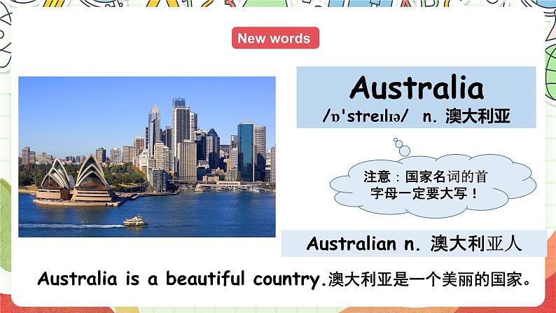 冀教版（三起点）英语五上Unit2 My Country and English-speaking Countries  Lesson 11 Australia 课件＋素材05