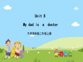 牛津譯林版英語二年級上冊 Unit 8 《My dad is a doctor》 story time 課件+素材