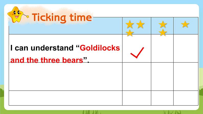 牛津译林版英语五上 Unit 1  Goldilock and the three bears Checkout time & Ticking time课件+素材06